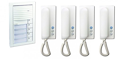 Preisvergleich Produktbild Siedle Sprechanlage Komplett-Paket 4 Familienhaus - weiß
