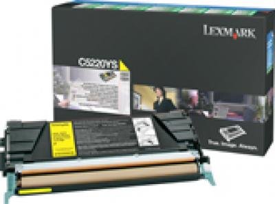 Preisvergleich Produktbild Lexmark C522RYS Tonerpatrone gelb für Laserdrucker 3000 Seiten