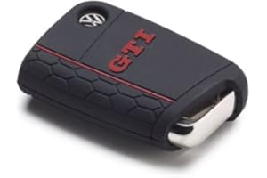 Volkswagen Original pour VW Golf 7 (5G) Couverture GTI Design Clés d'allumage Clé Housse Façade Cover Noir Rouge 000087012 algca