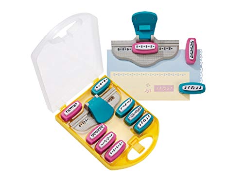 Preisvergleich Produktbild Crelando Papierstanzer-Set gelb