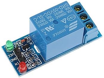HEZHENGFENG Blue KF301 Block Relay Output Module Brand New 5V 1 Channel Relay Module Relay Expansion Board Electronic module