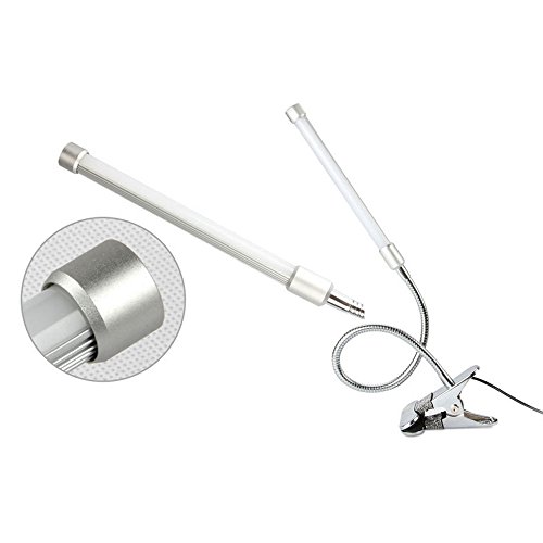 Eastlion Flexible Augenschutz LED Leselicht 6W 180 LED Clip Leuchten Leselampe am Bett Startseite Dimmbare Tabelle USB Augenpflege Klemmlampe Warmweiß - 5