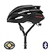 Produktbild Coros OMNI Smart Fahrradhelm mit Bone Conductive Kopfhörer & LED-Rücklicht | Verknüpfe über Bluetooth für Musik, Telefonate & Navigation | Bequem, leicht (L (59-63cm), Schwarz)