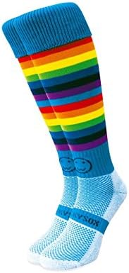 WackySox Double Rainbow Micro Hooped Sports Socks