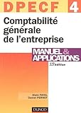 Image de Comptabilité générale de l'entreprise DPECF 4 : Manuel & applications