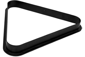 ‎BILMAG BILMAG Billard Dreieck Triangel Basic 57,2 mm Pool schwarz PVC Billard Zubehör