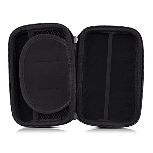 kwmobile Hardcase Tasche Hülle für externe Festplatten (2,5″) mit Gänseblümchen Abstrakt Design – Schutzhülle in Weiß Violett - 4