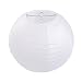 Produktbild AISHN 10 Stucke Papierlaternen rund Deko Feier Lampenschirm Hochtzeit Party Dekoration Ballform 8 inch,20*20cm-weiß