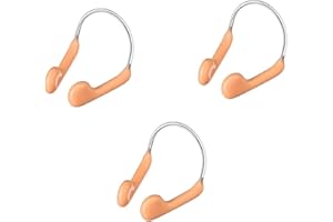 LDATY 3Pcs Swimming Nose Clip Unisex Adult Swim Competition Nose Clip Training Nose Plugs Swimming Competition Protector with Storage Cases for Adults Water Sports Pool (X)