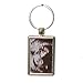 Chunky Silver Tone Baby Scan Keyring With Personalised Message On The Reverse