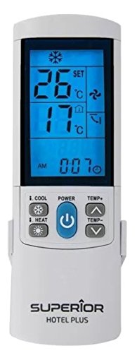 Télécommande universelle, complète et élégante, pour climatiseurs - Fonctionne avec toutes les marques de climatiseurs SAMSUNG MITSUBISHI DAEWOO HAIER PANASONIC TOSHIBA