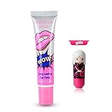 ROPALIA Waterproof Peel Off Lip Gloss Long Lasting Rouge Lip Gloss 6 Colors