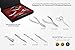 NC-1224 Suvorna Manipro m77, 7 Pieces Professional Manicure / Pedicure Kit, (Toenail Nipper, Nail Scissor, Cuticle Nipper, Nail Pusher, Nail Filer, Nail Clipper & Tweezers) Lifetime Warranty. Gift set