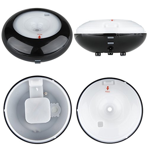 Luftbefeuchter LED Aromatherapie Essential Oil Diffuser Tragbar Überschall Aroma Diffuser Luftbefeuchter Raumbefeuchter mit 7 Farbenwechsel 140ML Schwarz für für Yoga - 9