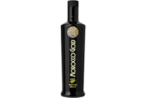 Morocco Gold Early Harvest Olive Oil Extra Virgin - Polyphenol Rich 652mg/kg - Cold Pressed Olive Oil - Pure & 100% Natural with up to 4 Years Shelf-life - Fresh & New Harvest EVOO - 500ml