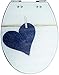 Produktbild Cornat WC-Sitz Art of Acryl JEANSHERZ / Toilettensitz / Toilettendeckel / Klodeckel / WC-Deckel / Absenkautomatik / Polyresin (Acryl) / KSDSC339