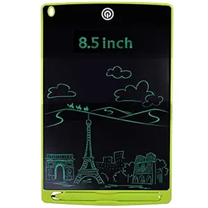 Aseenaa LCD Writing Pad Tablet 8.5 Inch for Drawing with Stylus Pen | Digital Notepad Tab | Electronic Ewriter Teaching Educational Toys Gift for Kids Adults at Home School and Office | Green Colour