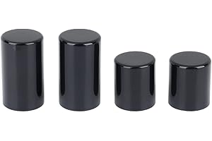 BRZOXIN Docking Hardware Cover Kit Sissy Bar Rack 4 Point Magnet Cover Caps For Harley Touring Street Glide, Road King, Electra Glide, Road Glide, CVO 2009-2021 (Gloss Black)