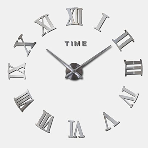 Horleora Reloj Pared Reloj De Pared Adhesivos 3d Modern Mute Con