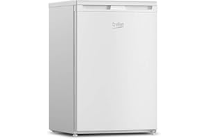 Beko TSE1284N Réfrigérateur table top - Volume total 114L : 101L (Réfrigération) + 13L (Congélation), Compartiment congélation 4 étoiles, MinFrost, Charnière de porte réversible, blanc