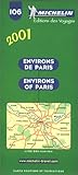 Image de Carte routière : Environs de Paris, 106, 1/100000