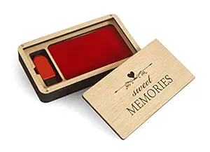 Nexat Wooden Pen Drive Box to Put The Pen Drive (Pack of 1)