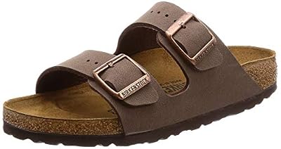 Birkenstock Arizona, Sandales Bout ouvert mixte adulte, Marron (Mocca), 35 EU (étroit)