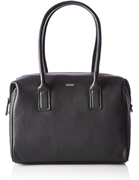BREE Damen Cary 3, Black, Double Shoulder W17 Schultertasche, Schwarz (Black), 15x21x32 cm