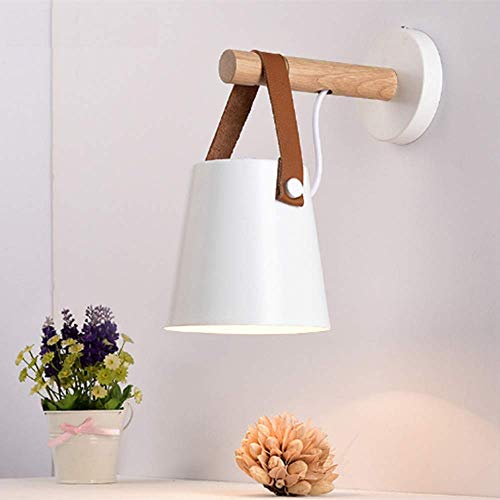 Moderne Applique, applique murale simple intérieure blanche, lumière pendante, veilleuses pour chambre à coucher, couloir, restaurant, studio, salle de séjour