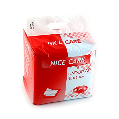 Preisvergleich Produktbild Japanisches Nice Care Matratzentopper Matratzenschutz Matratzenschöner Matrazenauflage Schutzbezug Bezug Nässeschutz Wasserdicht 40 Stück klein 40x60cm Kreankenhaus Haus Klinik