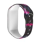 Happy Event Sport weiches Silikon Armband Ersatzband für Garmin Vivofit 3 Uhr (Rot)