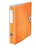 orange metallic farbcode 1x Multifunktionaler Ordner in leuchtend orangefarbener Metallic-Farbe, Rückenbreite 6,5 cm, Zur Ablage von ca. 350 Blatt (80 g/m²), Für Zuhause, in der Schule, im Büro oder Unterwegs, A4