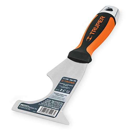 TRUPER ET-2-1/2R5X herramienta 5 en 1 para pintor de acero inoxidable 2 1/2 pulgadas (64 mm)