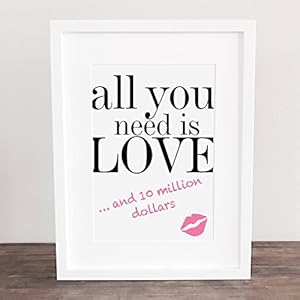 Poster Bild Spruch Kunstdruck: 