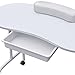 tinkertonk Foldable Manicure & Pedicure Table With Bag & Wrist Rest, White