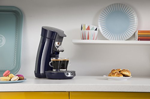 Philips Senseo HD7825/46 Viva Café Kaffeepadmaschine, 1450 W, Kalkindikator, brombeerblau - 4