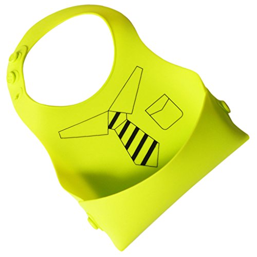 Niedlich Baby Lätzchen Silikon Wasserdicht Einfache Bereinigen Krümelfänger Blau  Hai Muster - 6