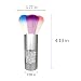 JZF Convenient Colorful Nail Art Dust Brush Remover Cleaner For Acrylic & UV Nail Gel Powder Rhinestones Makeup Foundation