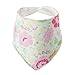 Discoball® 6 PCS Lovely Baby Boy Girl Infant 100% Cotton Bandana Bib Saliva Dribble Burp Cloth Apron Pinny 2 Popper Setting (girl design)