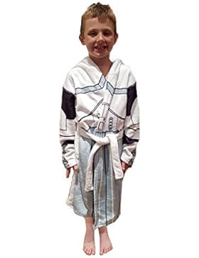 Star Wars Kinder Sturmtruppler Robe Offiziell Jungen Luxus weich Bademantel