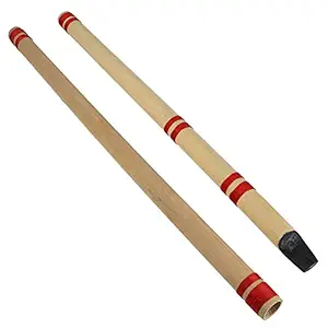 Trading dukan Professional Use Musical Instruments Indian Bansuri Bamboo Flute Set of 2 Flutes Fipple and Transverse