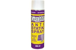 Grewi Antistatisk spray, 400 ml, effektivt skydd mot elektrostatisk laddning och dammvidhäftning