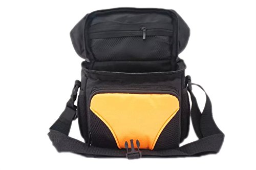 PDXD-share Housse de protection universelle en nylon DSLR SLR Sac pour Nikon J5 J4 J3 J2 V3 S2 Cam  ra  Nikon P600 P900S P610S L340 L830 P530 num  rique  Jaune 