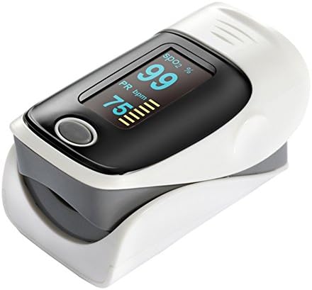 Carejoy OLED Fingertip Oxymeter Spo2, PR Monitor Blood Oxygen Pulse Oximeter oximetro (Grey)