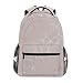 Produktbild Rose-Gold Marmor Reise Laptop Rucksack Daypacks, Steintextur, wasserabweisend, für Schule und Schule, für Damen und Herren, Outdoor-Camping, passend für bis zu 35,6 cm (14 Zoll) Notebooks