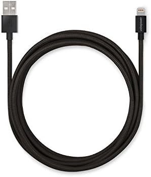 usbepower – Cosmo fabric 1 m with Silicone Ball – Lightning to USB Cable – Apple Certified – Lightning Cable iPhone iPhone 7 | 7 | 6 |6 More | Iphone 5 | 5s | 5 °C, iPad Air/Mini, iPod 5th generation