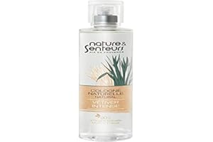 NATURE & SENTEURS - Eau de Cologne Vetiver intense 100ml - Notes Boisées et Musquées - Made in France - 98% d'origine naturelle - Idée cadeau