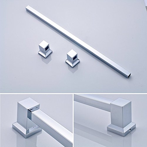 Auralum® Handbrause Set 8cm x 8cm Dusche Handbrause Duschkopf mit Seifenschale + Brausehalter + Brauseschlauch + Brausestange - 7