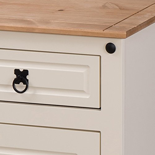 Mercers Furniture Corona Topf Schrank, Holz, Creme/Kiefer antik - 7