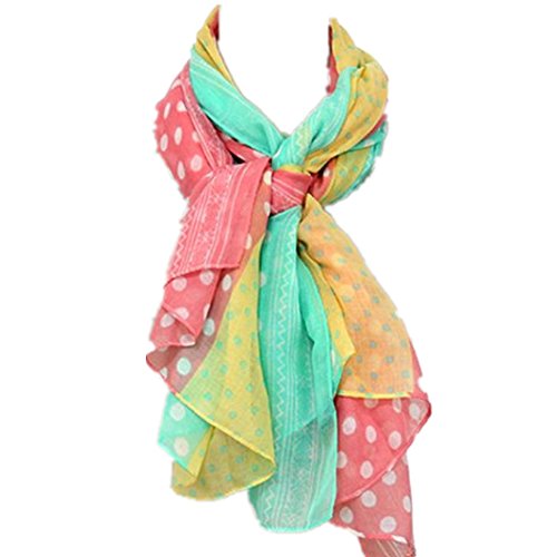 Preisvergleich Produktbild Kingko® 180 * 90 cm Großer Schalfrauen Punktdruck Tägliche streetwear Kleidungszusätze (C)